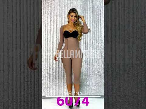 FP6074 FAJA DE PIERNA LARGA CON MANGAS Y AJUSTE EN CIERRE CON REALCE MAGIC *OFERTA FINAL*