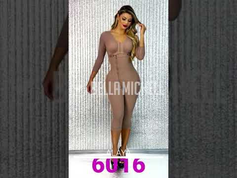 FP6016 FAJA DE PIERNA COMPLETA CON BRASIER Y MANGAS Y AJUSTE EN CIERRE CON REALCE MAGIC *OFERTA FINAL*